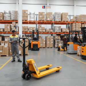 Service Hand Pallet di PT Bisman Bintang Buana Service Hand Pallet profesional di PT Bisman Bintang Buana